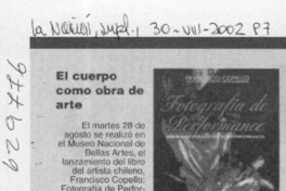 El cuerpo como obra de arte