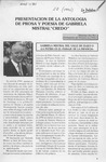 Presentación de la antología de prosa y poesía de Gabriela Mistral "Credo"  [artículo] Zdzislaw Jan Ryn.