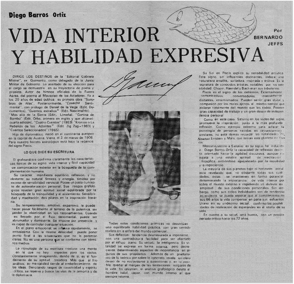 Vida interior y habilidad expresiva