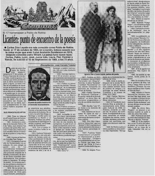 Licantén: punto de encuentro de la poesía