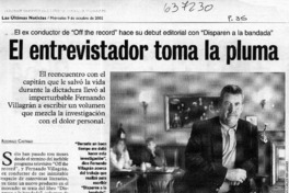 El entrevistador toma la pluma  [artículo] Rodrigo Castillo