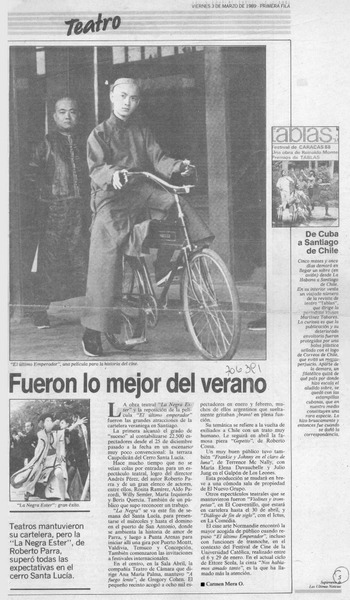 Fueron lo mejor del verano.