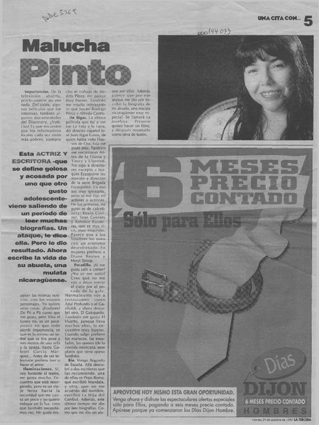 Malucha Pinto  [artículo].