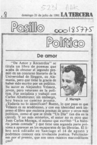 Pasillo político  [artículo].