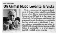 Un animal mudo levanta la vista