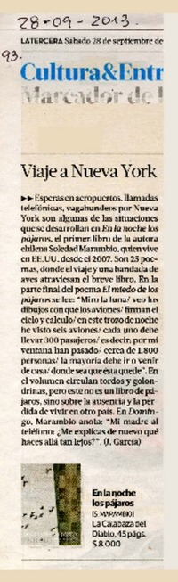 Viaje a Nueva York  [artículo]