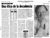 Una ética de la decadencia.