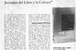 Jornadas de cultura.  [artículo]