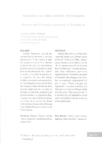 Neruda y su obra según Teitelboim