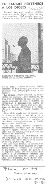 Tu sangre pertenece a los dioses.