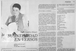Su intimidad en versos.