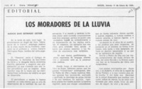 Los Moradores de la lluvia