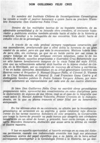 Don Guillermo Feliú Cruz.