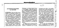 Alternativas para el futuro
