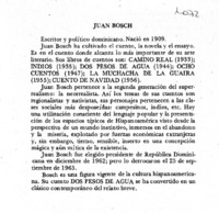 Juan Bosch.