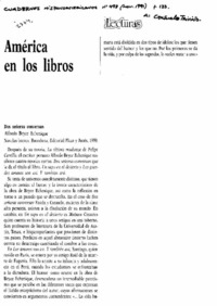 América en los libros