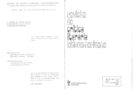Canto general. La ideología y su proyección imaginaria. La epopeya actual  [artículo] Fernando Veas Mercado.