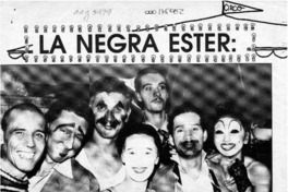 La Negra Ester, qué título le ponemos!  [artículo].