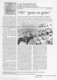 1907 "gesta en gesto"