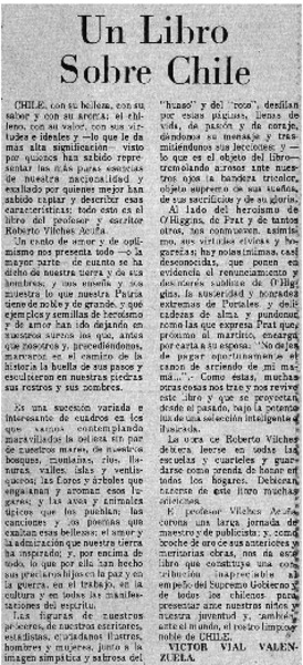Un libro sobre Chile