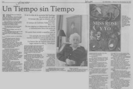 Un tiempo sin tiempo