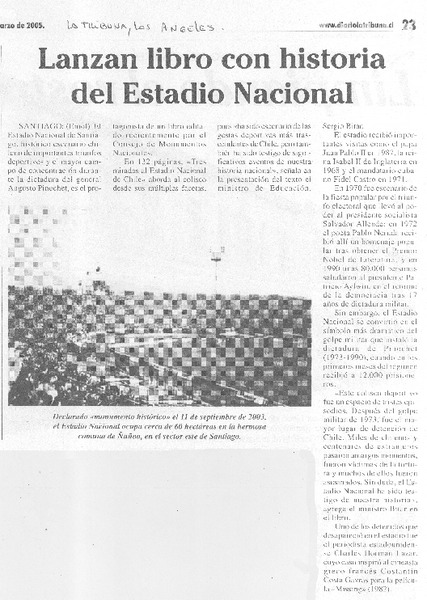 Lanzan libro con historia del Estadio Nacional