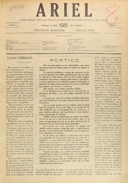 Ariel (Santiago, Chile: 1931)