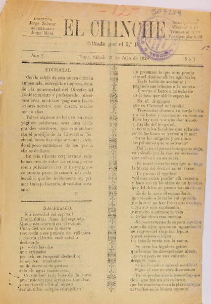El Chinche (Tomé, Chile : 1928)