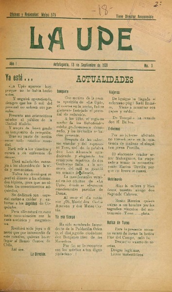 La Upe.