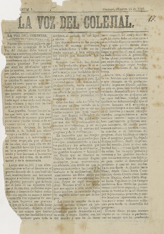 La Voz del colegial.