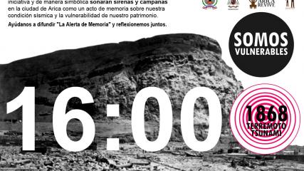Imagen de Arica conmemora terremoto y tsunami de 1868