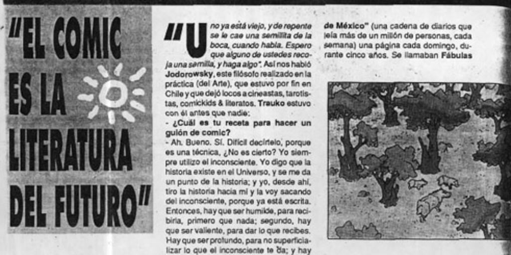 El cómic es la literatura del futuro