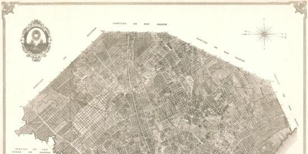 Plano de la ciudad de Buenos Aires, capital de la República Argentina, con el trazado general de calles, 1910