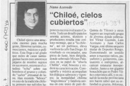 Chiloé, cielos cubiertos Chiloé, cielos cubiertos