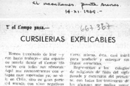 Cursilerias explicables Cursilerias explicables