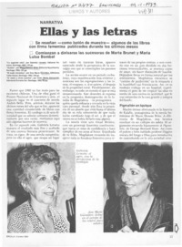 Ellas y las letras Ellas y las letras