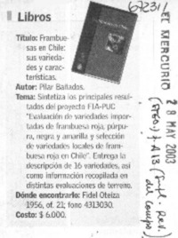 Frambuesas de Chile, sus variedades y características. Frambuesas de Chile, sus variedades y características.