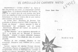 El Orgullo de Carmen Nieto El Orgullo de Carmen Nieto