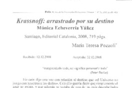 Krassnoff: arrastrado por su destino Krassnoff: arrastrado por su destino