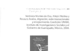 Migración, redes trasnacionales y envejecimiento Migración, redes trasnacionales y envejecimiento