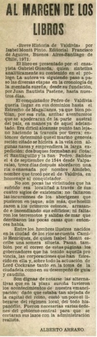 Breve historia de Valdivia" Breve historia de Valdivia"