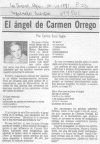El ángel de Carmen Orrego El ángel de Carmen Orrego