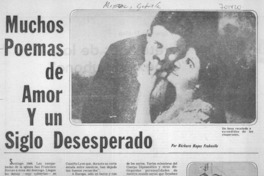 Muchos poemas de amor y un siglo desesperado Muchos poemas de amor y un siglo desesperado