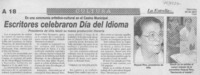Escritores celebraron día del idioma. Escritores celebraron día del idioma.