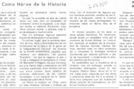 El pueblo como héroe de la historia El pueblo como héroe de la historia