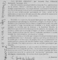 La mujer chilena" La mujer chilena"