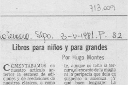 Libros para niños y para grandes Libros para niños y para grandes