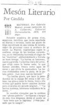 Materias Materias