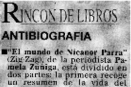 Antibiografía. Antibiografía.