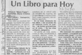 Mano fugaz" Mano fugaz"
